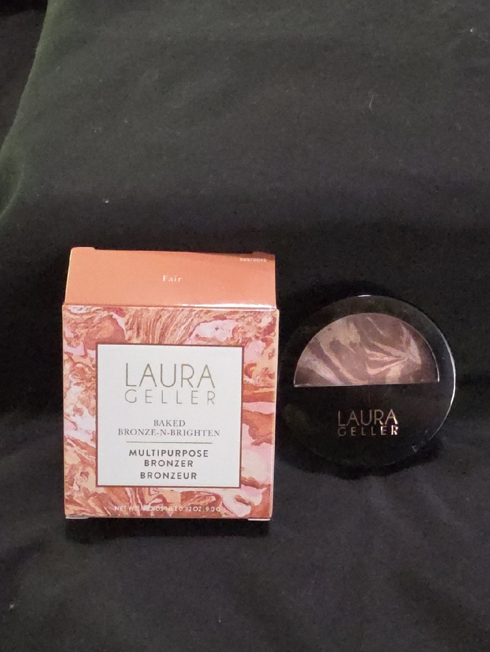 Laura Geller Bronzer & Brightener Duo in Warm Brown Marble